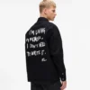 Camisola oversize con citazione di Karl Camisola oversize con citazione di Karl