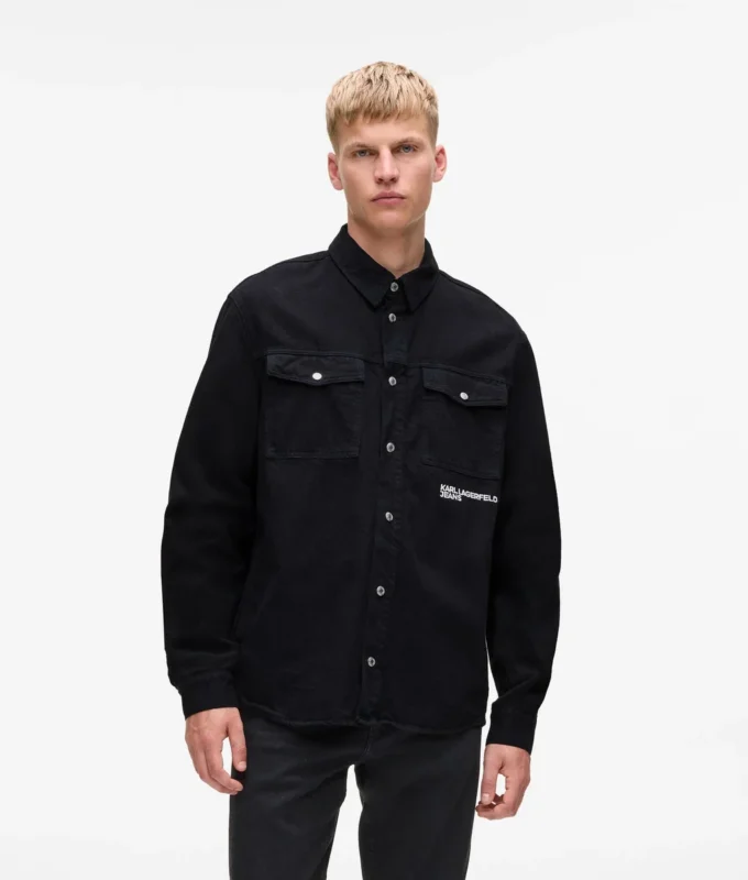 Camisola oversize con citazione di Karl Camisola oversize con citazione di Karl