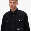 Camisola oversize con citazione di Karl Camisola oversize con citazione di Karl