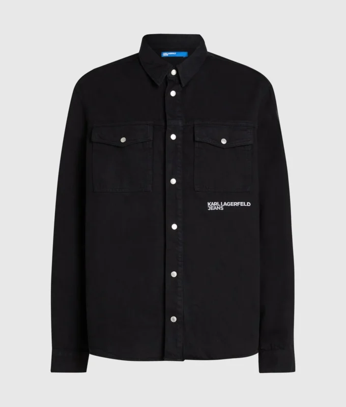 Camisola oversize con citazione di Karl Camisola oversize con citazione di Karl