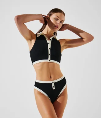 CANOTTA BIKINI MONOCROMATICA