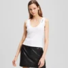 CANOTTA CON SCOLLO A V A RIBBING