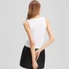 CANOTTA CON SCOLLO A V A RIBBING