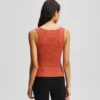 CANOTTA CON SCOLLO A V A RIBBING