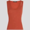 CANOTTA CON SCOLLO A V A RIBBING