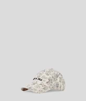 CAPPELLINO CON STAMPA ALL-OVER KL X JORGE PARRA