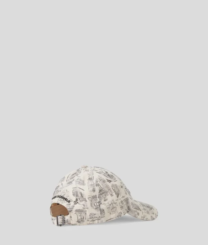 CAPPELLINO CON STAMPA ALL-OVER KL X JORGE PARRA CAPPELLINO CON STAMPA ALL-OVER KL X JORGE PARRA