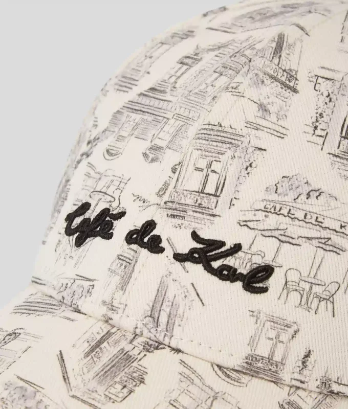 CAPPELLINO CON STAMPA ALL-OVER KL X JORGE PARRA CAPPELLINO CON STAMPA ALL-OVER KL X JORGE PARRA
