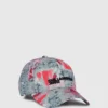 Cappellino con stampa graffiti all-over