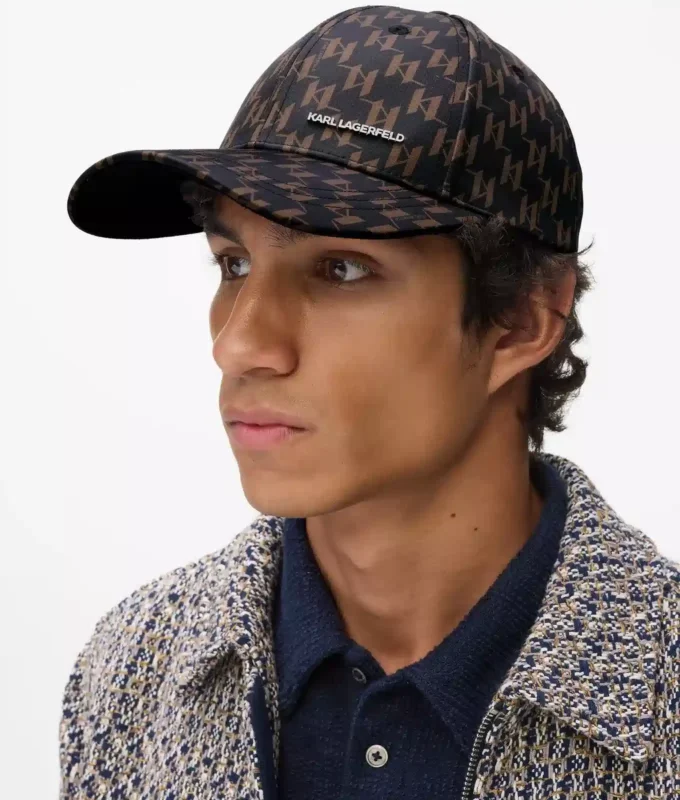 Cappellino con stampa total look K/Monogram