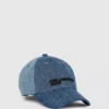 Cappellino in denim chiaro bicolore Cappellino in denim chiaro bicolore