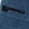 Cappellino in denim chiaro bicolore Cappellino in denim chiaro bicolore