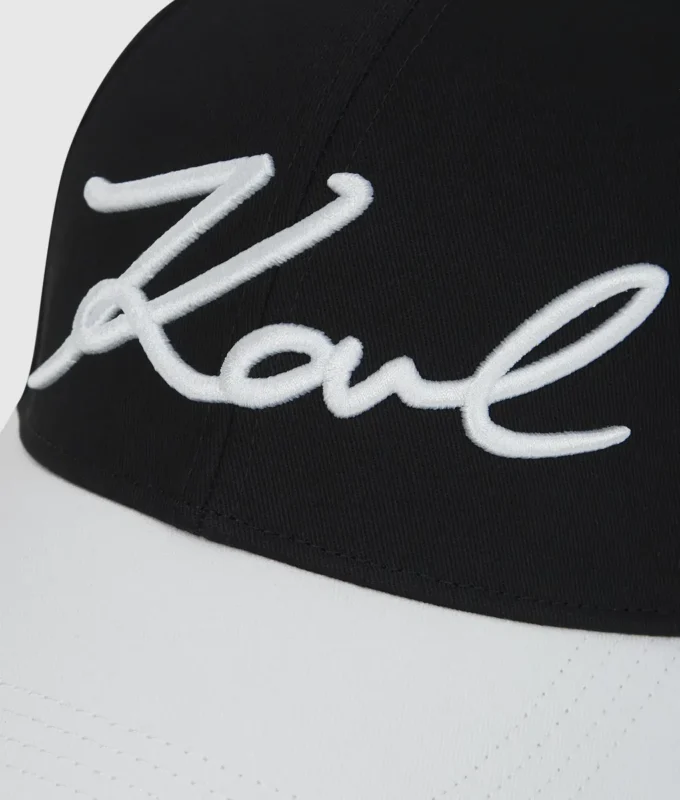 Cappellino K/Signature con visiera a contrasto Cappellino K/Signature con visiera a contrasto