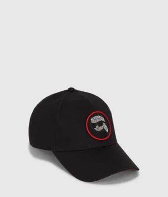 Cappellino trasformabile con patch di strass Ikon
