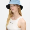 Cappello a secchiello in denim reversibile
