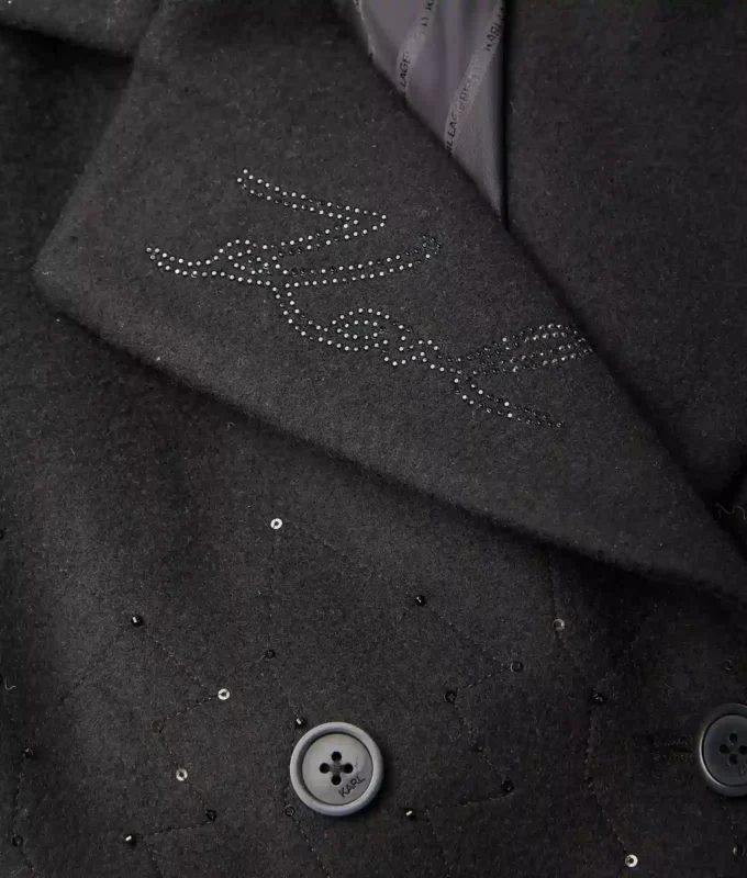 Cappotto con paillettes da bambina Cappotto con paillettes da bambina
