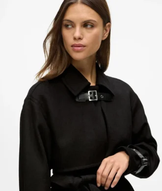 Cappotto corto in misto lana