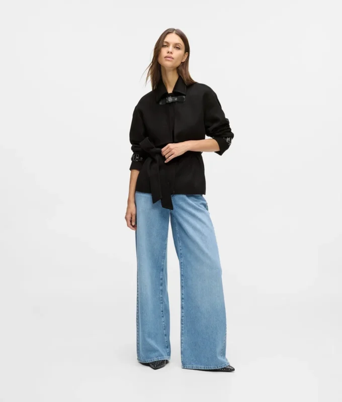 Cappotto corto in misto lana Cappotto corto in misto lana