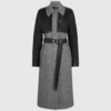 Cappotto in tweed e ecopelle Cappotto in tweed e ecopelle