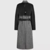 Cappotto in tweed e ecopelle Cappotto in tweed e ecopelle