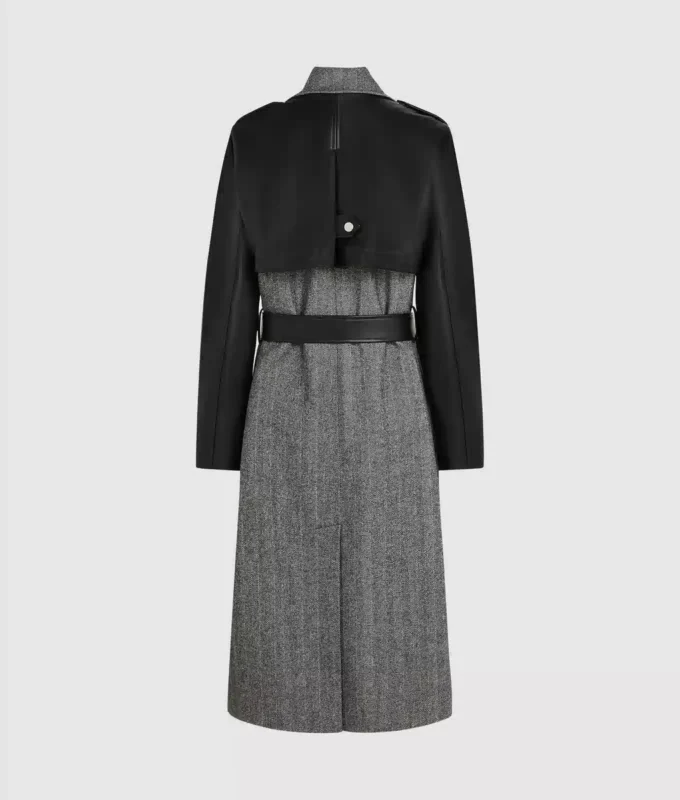 Cappotto in tweed e ecopelle Cappotto in tweed e ecopelle