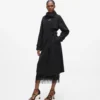 Cappotto lungo con cintura Cappotto lungo con cintura