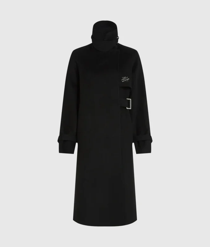 Cappotto lungo con cintura Cappotto lungo con cintura