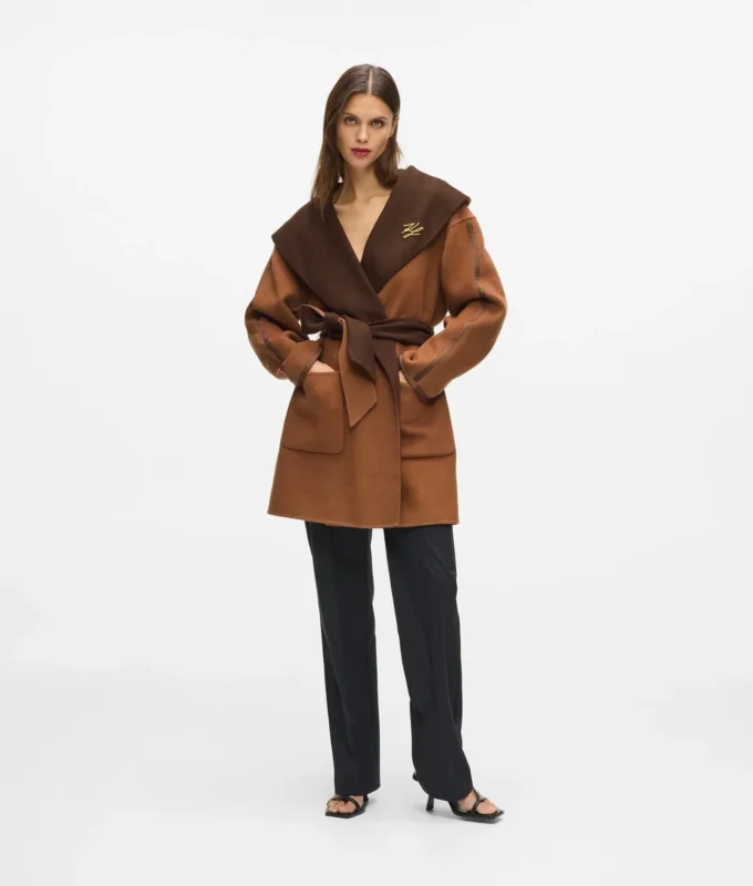 Cappotto reversibile in misto lana Cappotto reversibile in misto lana