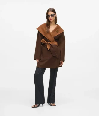 Cappotto reversibile in misto lana