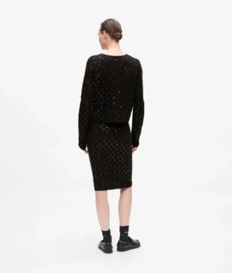 Cardigan con paillettes