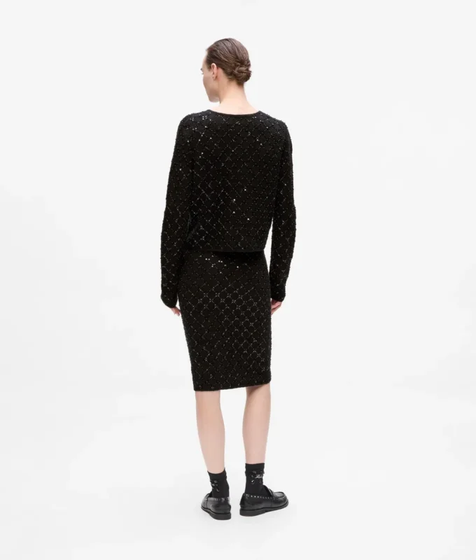 Cardigan con paillettes Cardigan con paillettes
