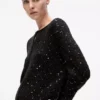 Cardigan con paillettes Cardigan con paillettes