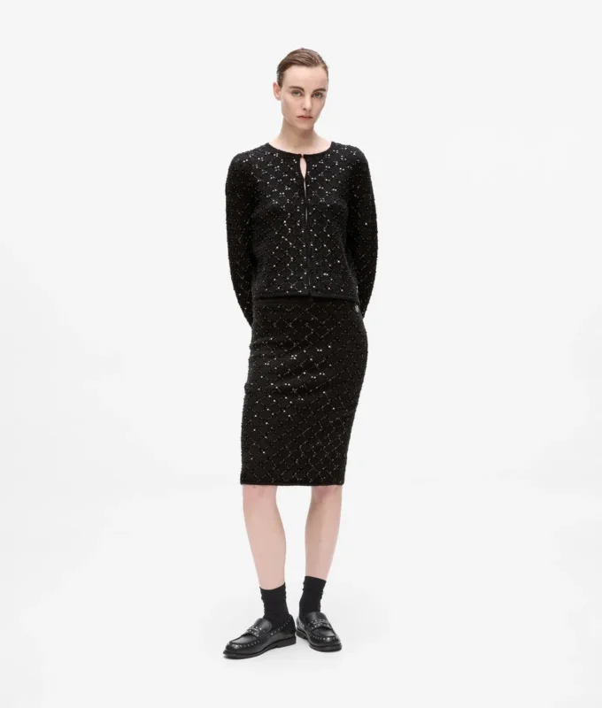 Cardigan con paillettes Cardigan con paillettes