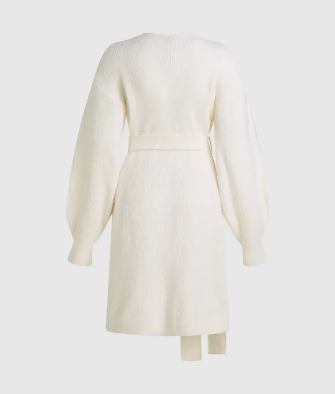 Cardigan lounge in pile firmato Cardigan lounge in pile firmato