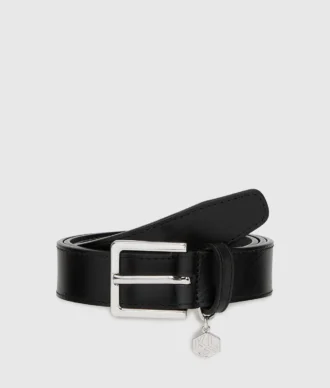 Cintura con charm logo