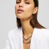COLLANA CON CRISTALLI PAVÉ COLLANA CON CRISTALLI PAVÉ