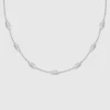 Collana con maglie in cristallo Collana con maglie in cristallo