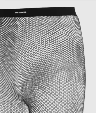 Collant con logo in strass Collant con logo in strass