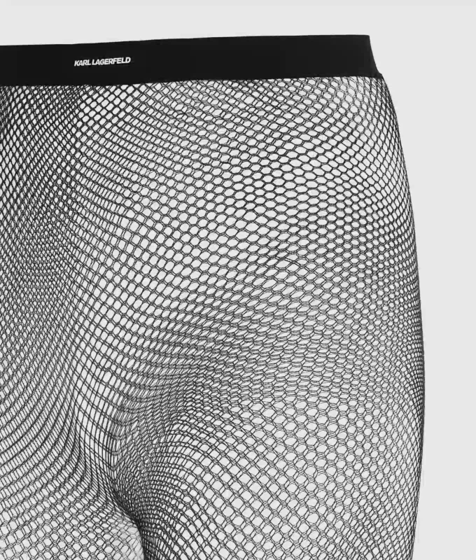 Collant con logo in strass