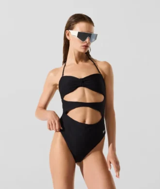 COSTUME DA BAGNO A BANDOLIERINA A RIGHE