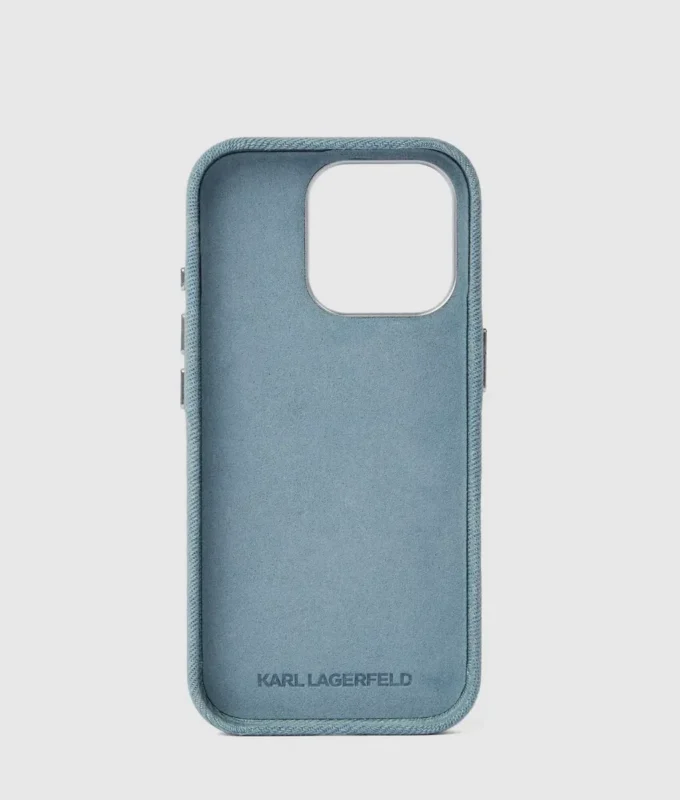 Custodia in denim per iPhone 16 Pro Custodia in denim per iPhone 16 Pro
