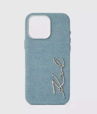 Custodia in denim per iPhone 16 Pro Max