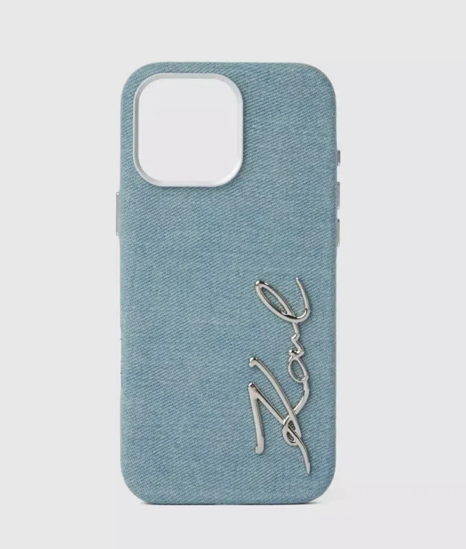 Custodia in denim per iPhone 16 Pro Max Custodia in denim per iPhone 16 Pro Max