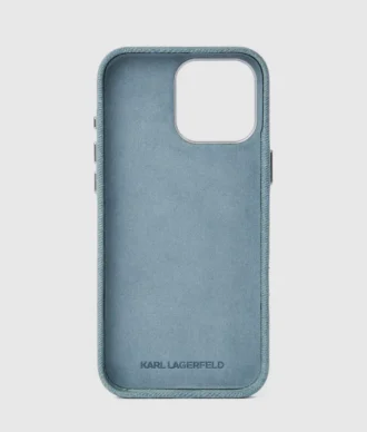 Custodia in denim per iPhone 16 Pro Max