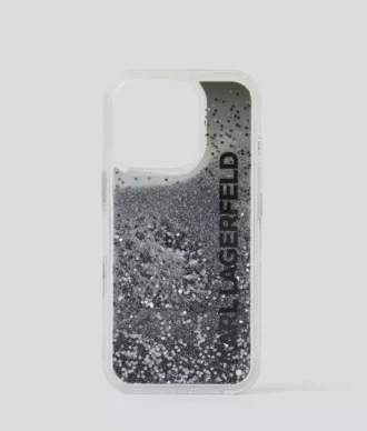 CUSTODIA LOGO GLITTER PER IPHONE 16 PRO