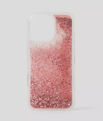 CUSTODIA LOGO GLITTER PER IPHONE 16 PRO MAX