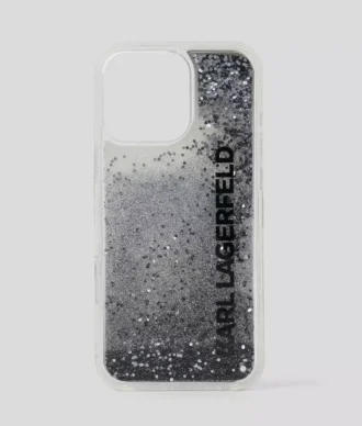 CUSTODIA LOGO GLITTER PER IPHONE 16 PRO MAX