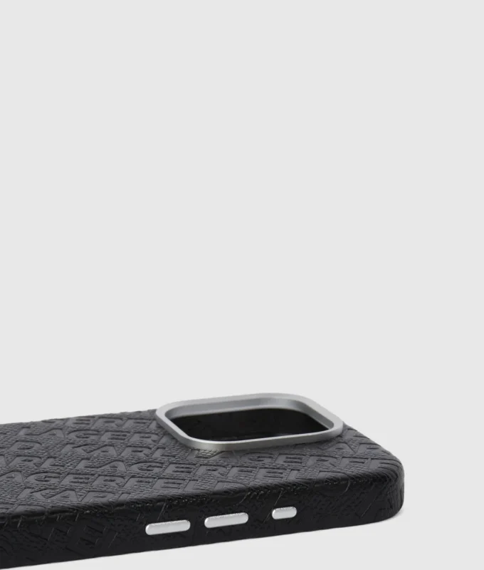 Custodia per iPhone 16 Pro con logo su tutta la superficie Custodia per iPhone 16 Pro con logo su tutta la superficie