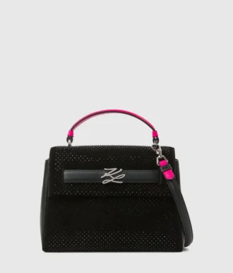 Esclusiva borsa con manico superiore in strass K/Autograph