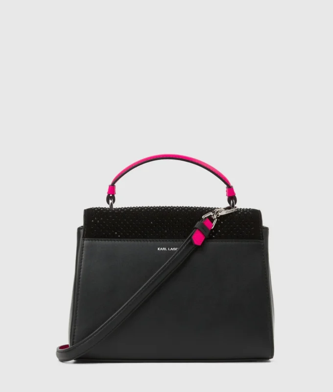 Esclusiva borsa con manico superiore in strass K/Autograph Esclusiva borsa con manico superiore in strass K/Autograph